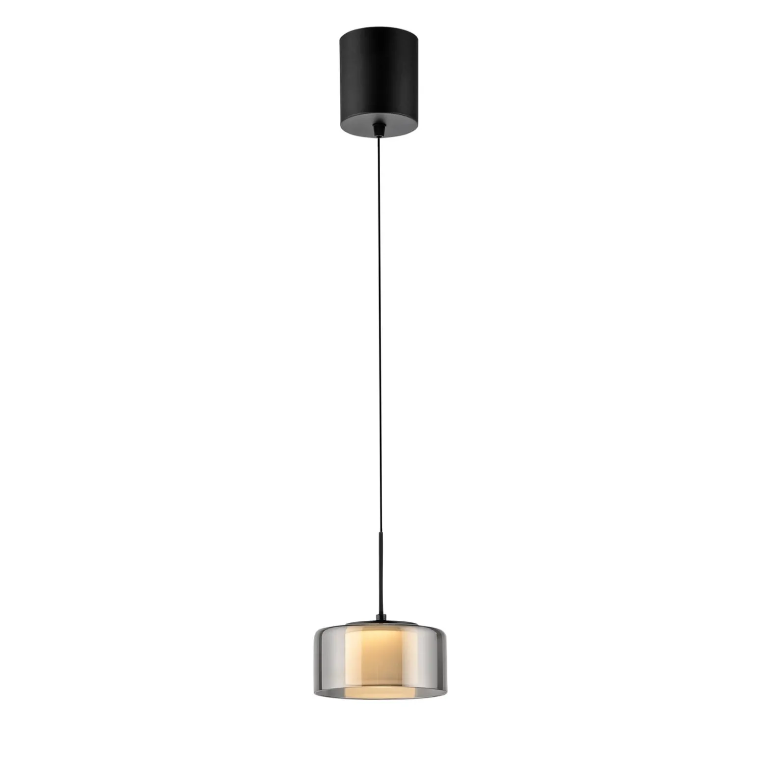 Paul Neuhaus LED-riippuvalaisin Rika, Ø 15 cm, lasia, himmennettävä