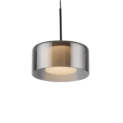 Paul Neuhaus LED-riippuvalaisin Rika, 71 cm, lasi, himmennettävä