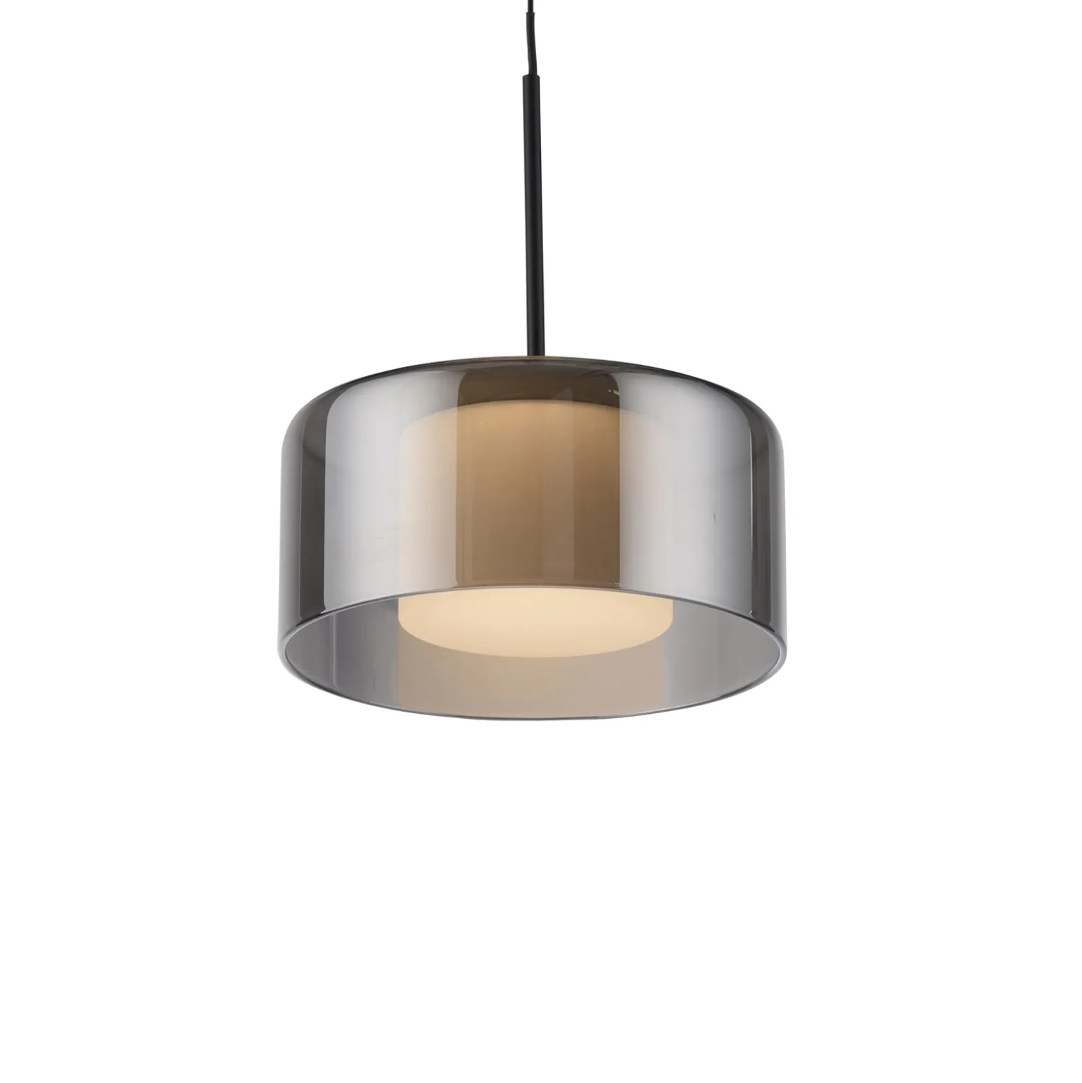 Paul Neuhaus LED-riippuvalaisin Rika, 71 cm, lasi, himmennettävä