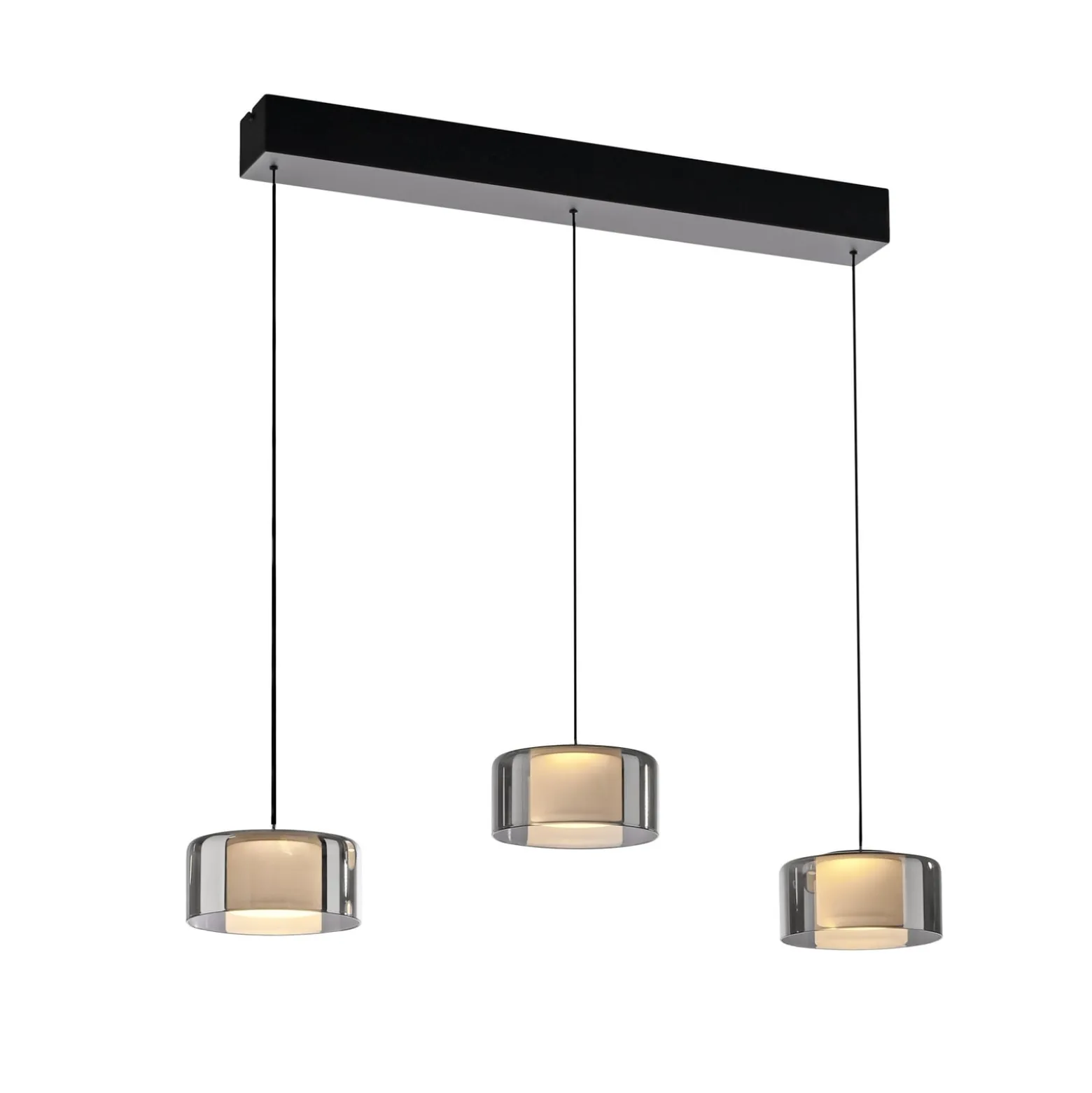 Paul Neuhaus LED-riippuvalaisin Rika, 71 cm, lasi, himmennettävä
