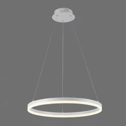 Paul Neuhaus LED-riippuvalaisin Titus, Ø 60 cm, valkoinen, himmennettävä