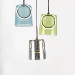 Paul Neuhaus LED-riippuvalaisin Zula, Ø 40 cm, värikäs, 3-valo.