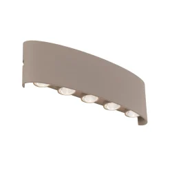 Paul Neuhaus LED-ulkoseinälamppu Carlo, 27 cm, hiekanvärinen