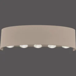 Paul Neuhaus LED-ulkoseinälamppu Carlo, 27 cm, hiekanvärinen