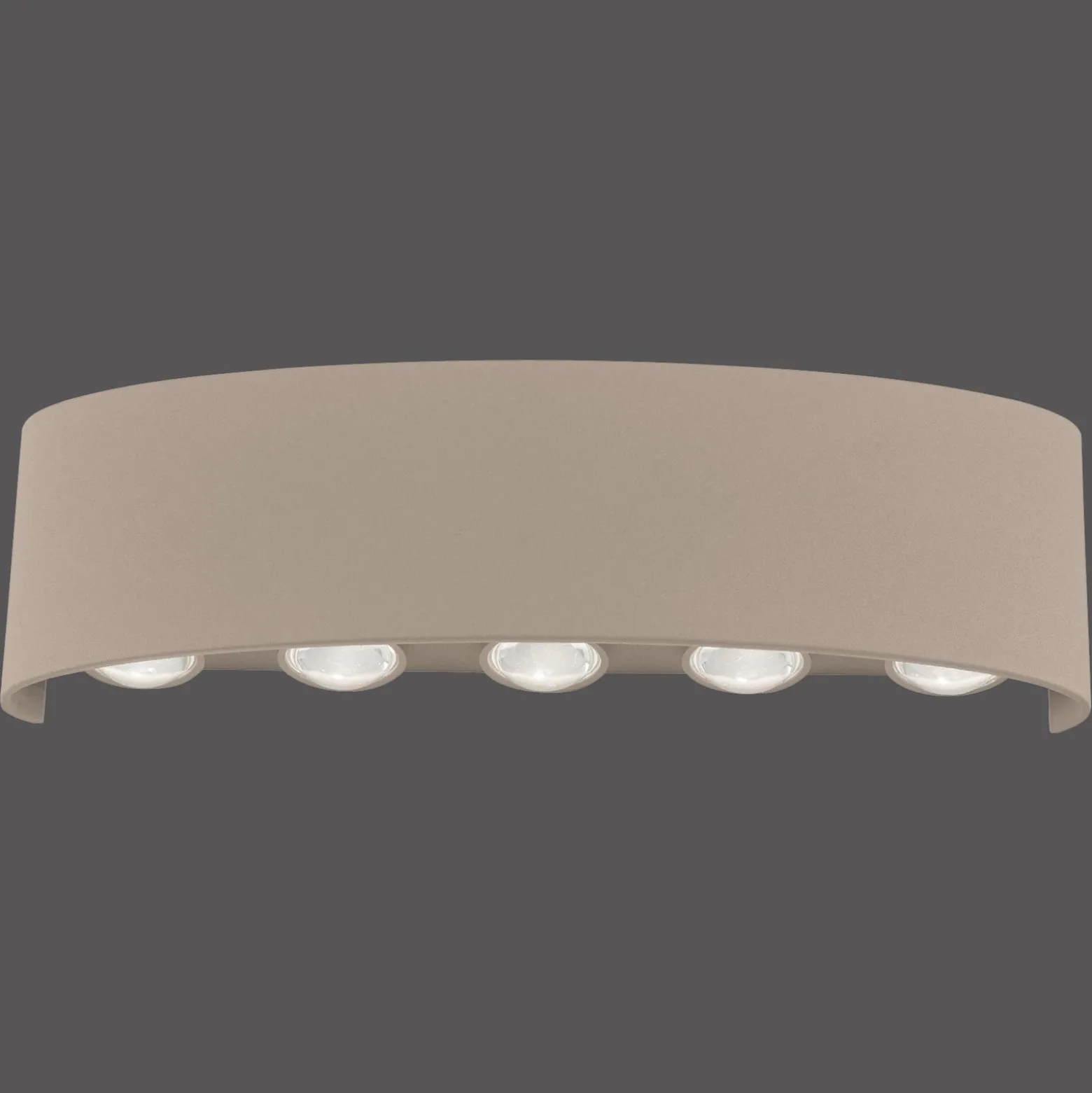 Paul Neuhaus LED-ulkoseinälamppu Carlo, 27 cm, hiekanvärinen