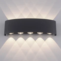 Paul Neuhaus LED-ulkoseinävalaisin Carlo, 27 cm, musta