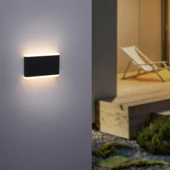Paul Neuhaus LED-ulkoseinävalaisin Elsa, 18 cm, ylös/alas, IP65