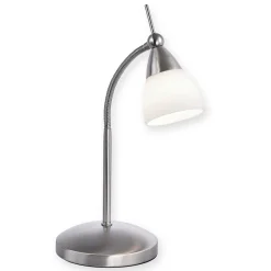 Paul Neuhaus Pino pöytävalaisin, harmaa, 45 cm, himmennettävä, G9