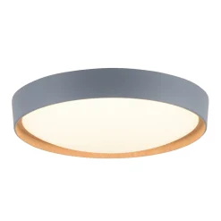 Paul Neuhaus Q-EMILIA LED-kattovalaisin, harmaa/puu