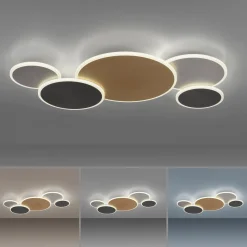 Paul Neuhaus Q-Piato -LED-kattovalo 5-lamppuinen