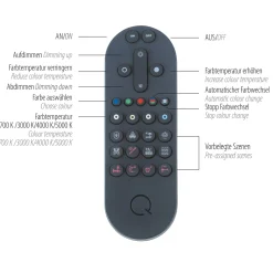 Paul Neuhaus Q-Piato -LED-kattovalo 5-lamppuinen