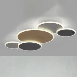 Paul Neuhaus Q-Piato -LED-kattovalo 5-lamppuinen