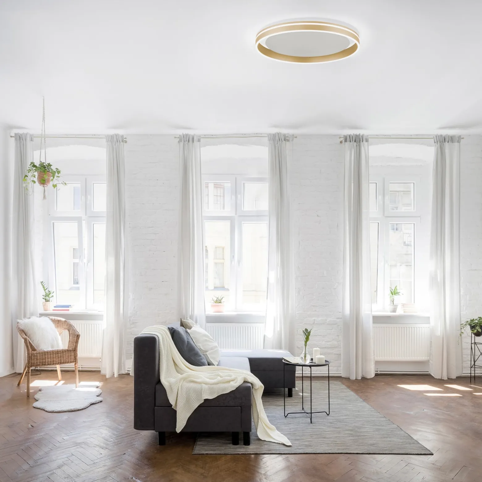 Paul Neuhaus Q-VITO LED-kattovalaisin, Ø 60cm