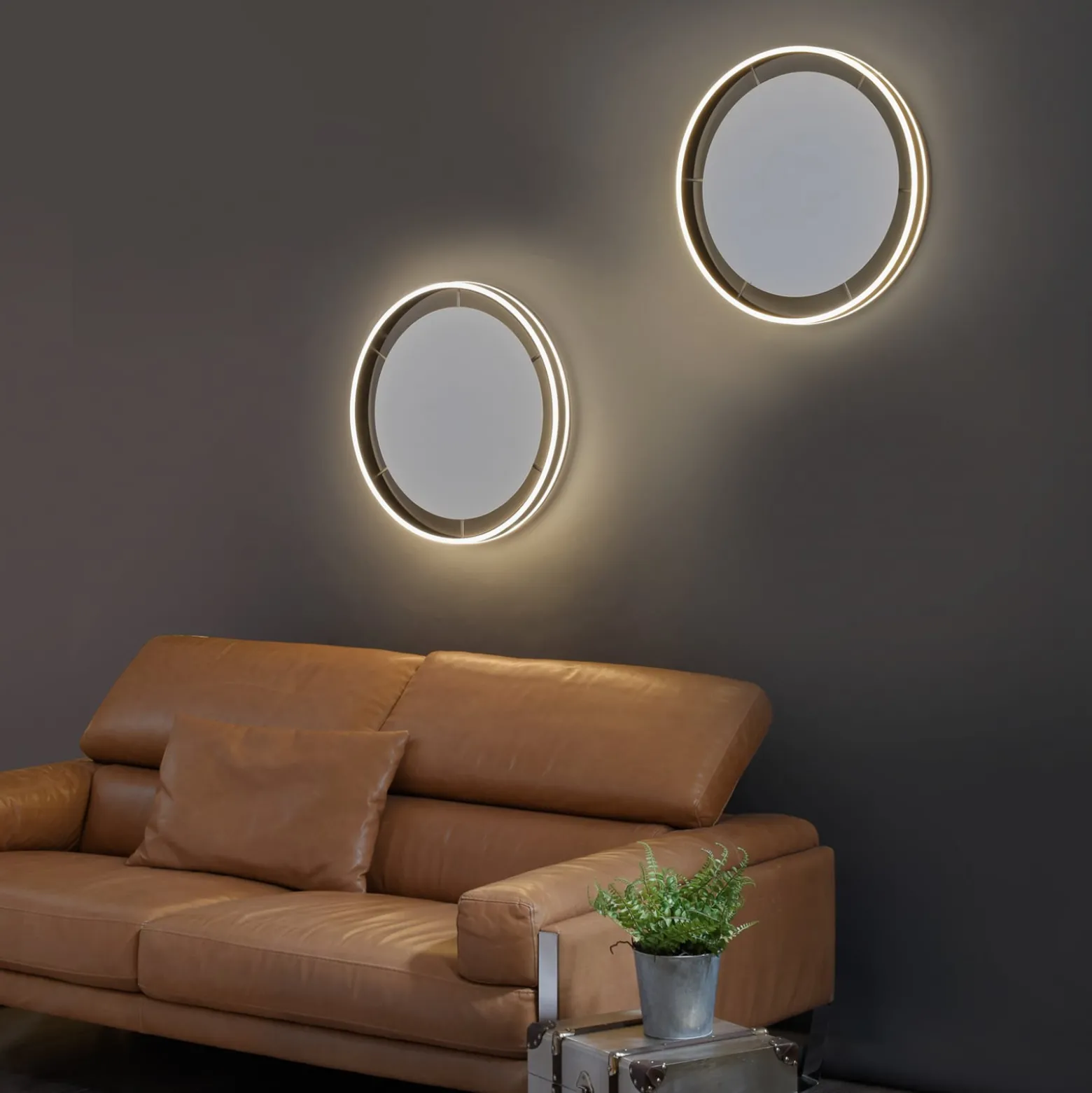 Paul Neuhaus Q-VITO LED kattovalaisin 79cm teräs
