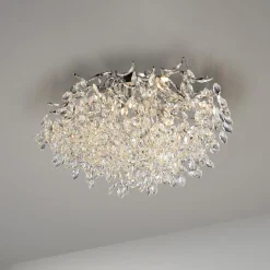 Paul Neuhaus Ricicle kattovalaisin, kristalliriippuvalaisin, Ø 60 cm