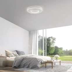 Paul Neuhaus Smart LED-kattovalaisin Q-Kalina, valkoinen, Ø 50 cm
