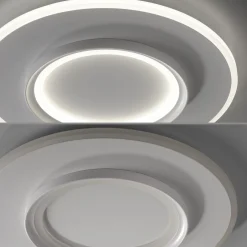 Paul Neuhaus Smart LED-kattovalaisin Q-Kalina, valkoinen, Ø 50 cm