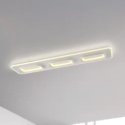 Paul Neuhaus Smart LED-kattovalaisin Q-Kalina valkoinen 115 x 30 cm
