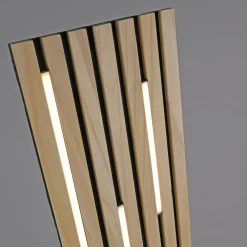 Paul Neuhaus Smart LED-lattiavalaisin Q-Acoustic puu korkeus 162 cm