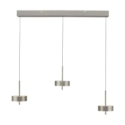 Paul Neuhaus Smart LED-ripustusvalaisin Q-Rotate, alumiini 3-valo.