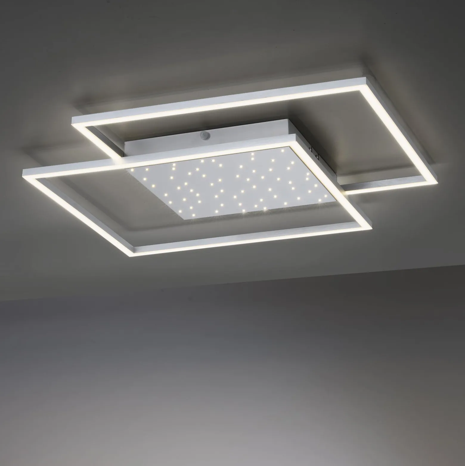 Paul Neuhaus Yuki -LED-kattovalaisin, kulmikas