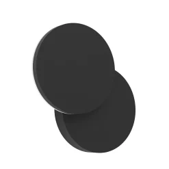 Pedersano-LED-ulkoseinälamppu, musta, halkaisija 14 cm, metallia