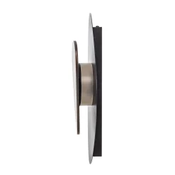 Pedra-LED-seinävalaisin, musta/wenge, teräs, puu, 3 000 K
