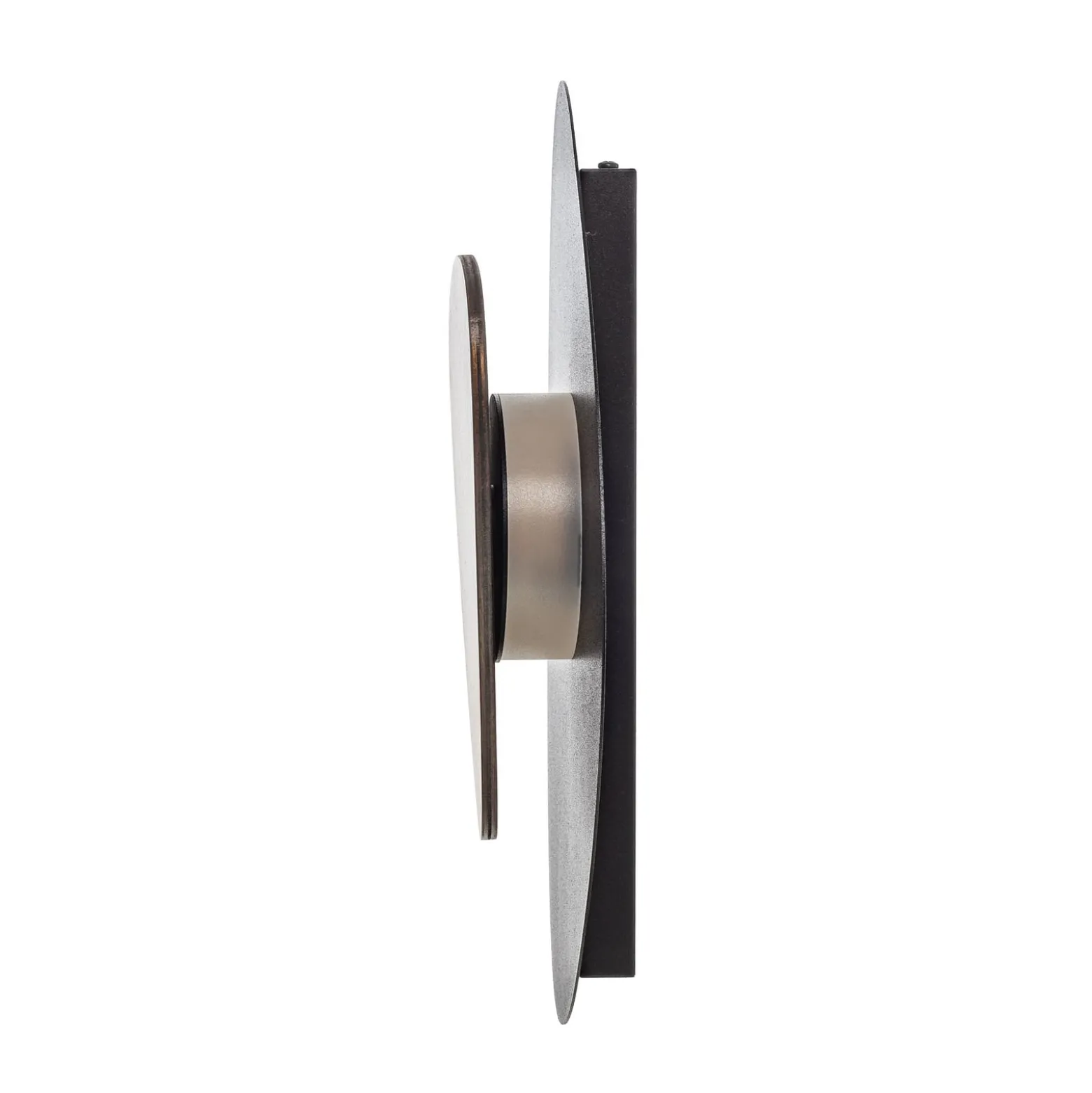 Pedra-LED-seinävalaisin, musta/wenge, teräs, puu, 3 000 K