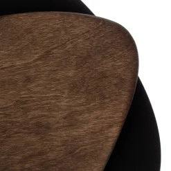 Pedra-LED-seinävalaisin, musta/wenge, teräs, puu, 3 000 K