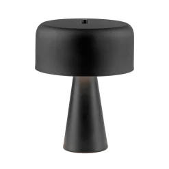 PENTO-pöytävalaisin, musta, korkeus 35 cm, metalli, E27