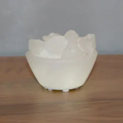 Petite-LED-suolakristallivalaisin, valkoinen