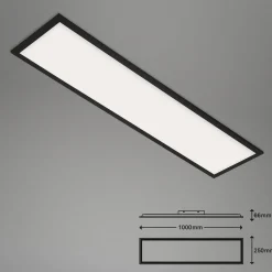 Piatto S -LED-kattovalo WiFi Bluetooth CCT kaukos.