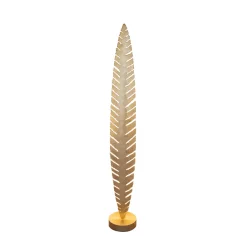 PIETRO-lattiavalaisin, kullanvärinen, korkeus 152 cm, metallia, 6 x G4
