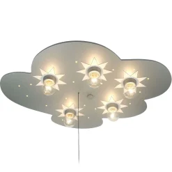 Pilvi-kattovalo titaania, 5-lamppuinen, 20 x LED