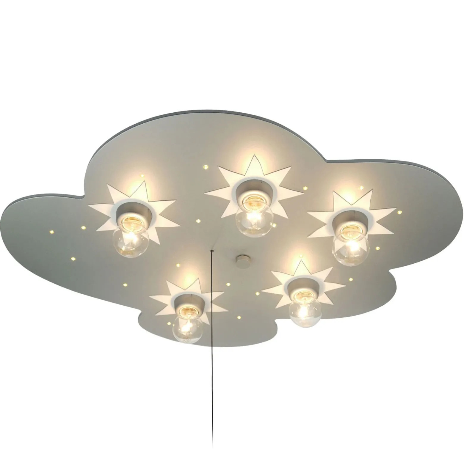 Pilvi-kattovalo titaania, 5-lamppuinen, 20 x LED