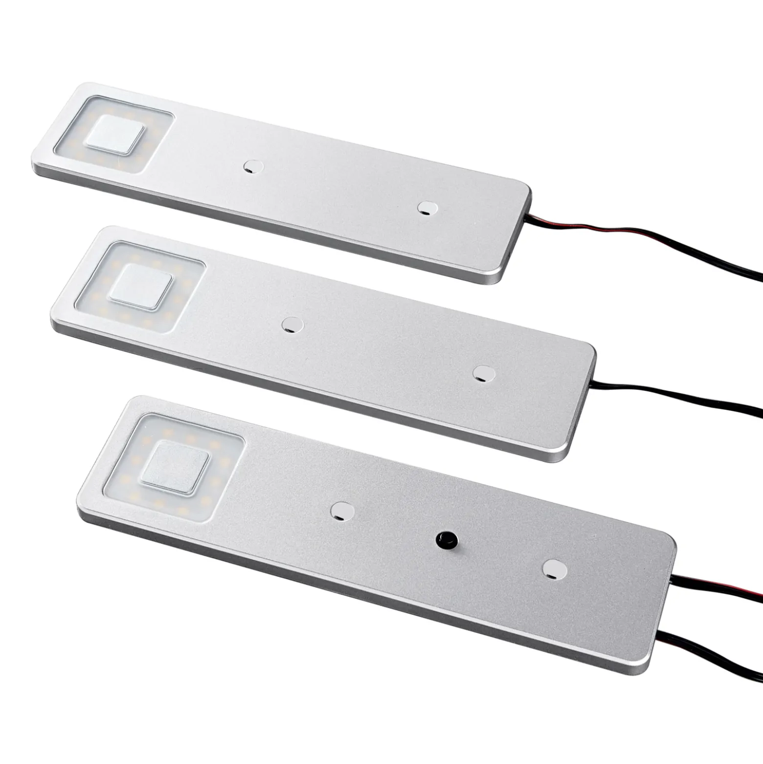 Pinta-asennettava LED-kalustevalaisin Imola, 3 kpl