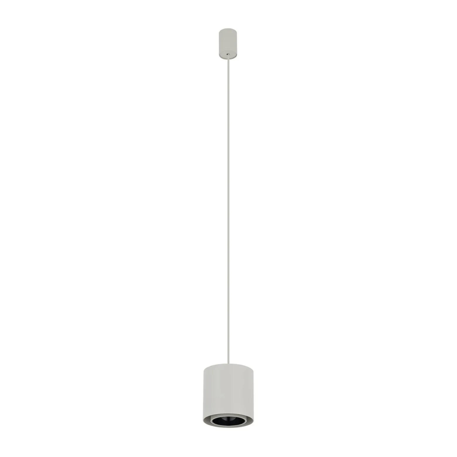 Point Duo -riippuvalaisin, silkkigray, teräs, Ø 13 cm, GU10