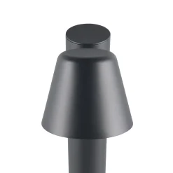 Pollarilamppu Beni, mattamusta, korkeus 60 cm, metalli
