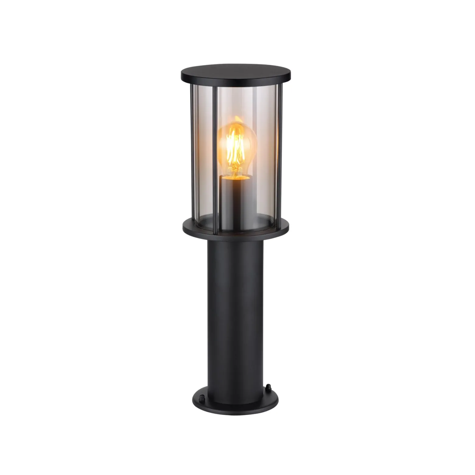 Pollarivalaisin Gracey, korkeus 45 cm, musta, ruostumaton teräs, IP54