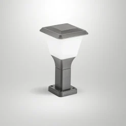 Pollarivalaisin Lena, 30 cm, tummanharmaa, metalli, E27, IP65