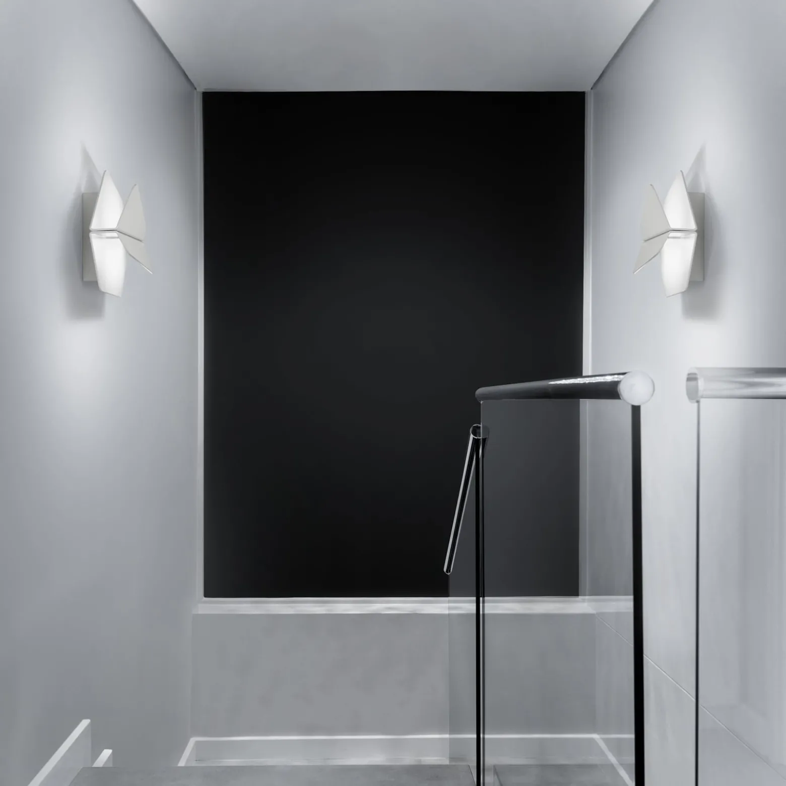 Prandina Dolomite W1-LED-seinälamppu 3x 3000K valk