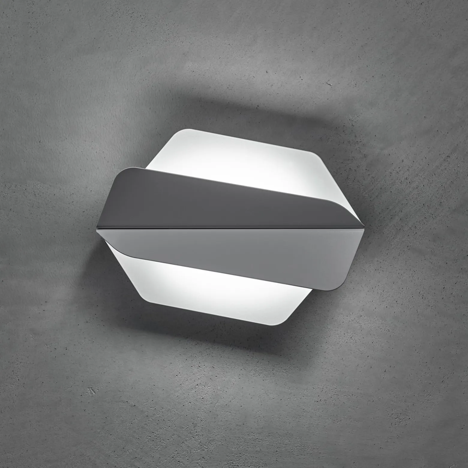 Prandina Dolomite W1-LED-seinälamppu 3x 3000K valk