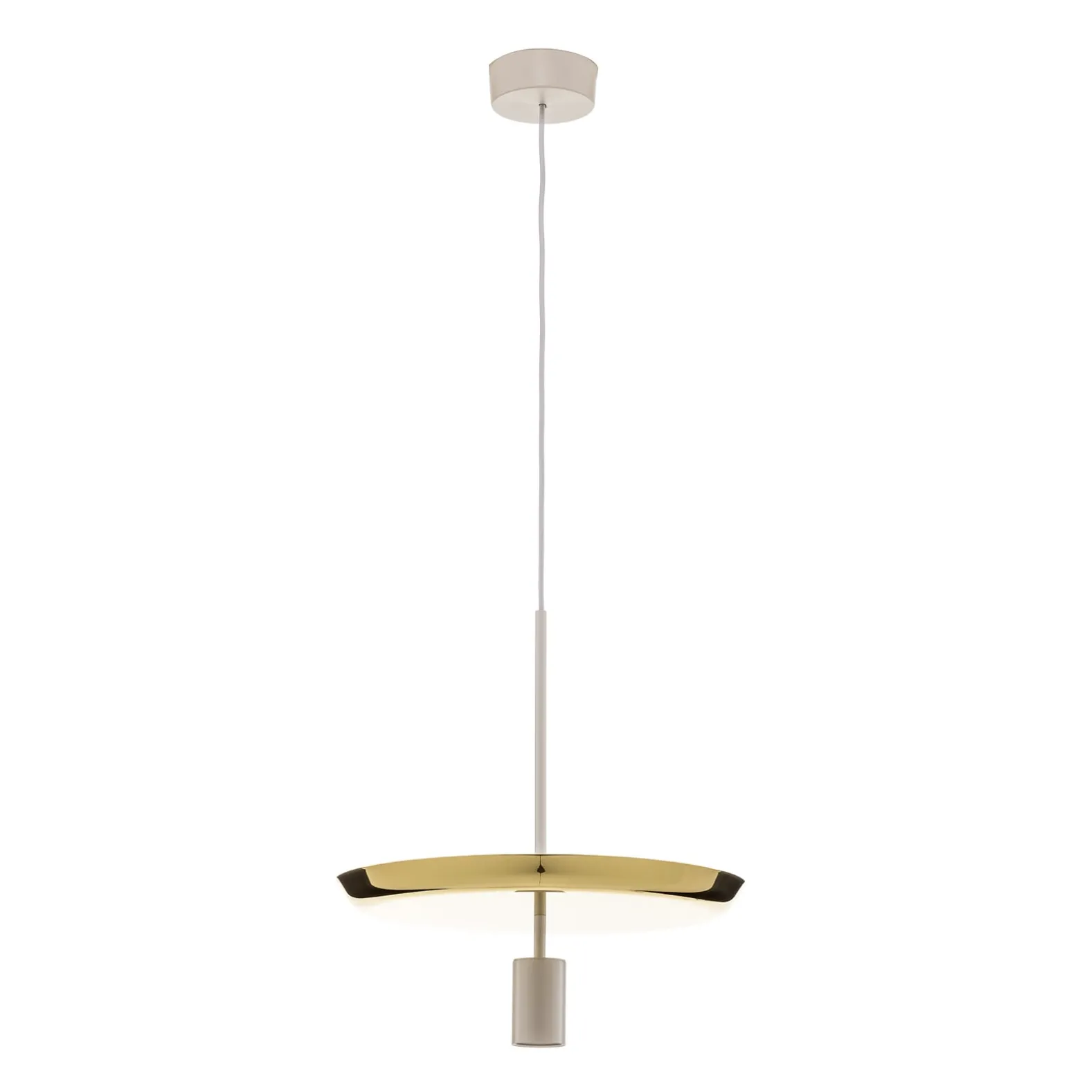 Prandina Landing S50 -LED-riippuvalo, messinki