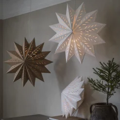 PR Home Alfa Star -riippuvalaisin valkoinen Ø50 cm