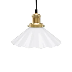 PR Home August riippuvalaisin lasinen varjostin Ø 25 cm, pistoke