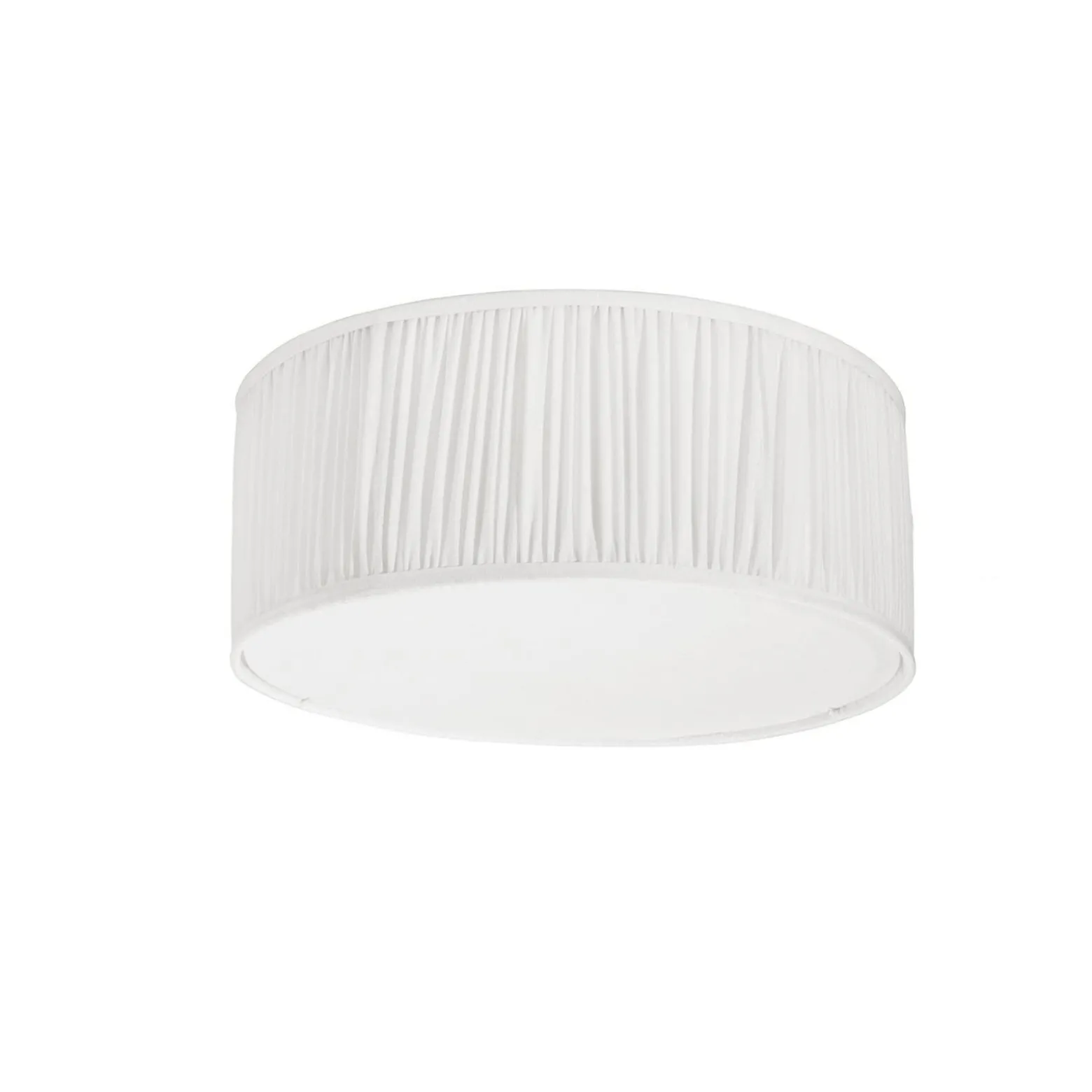 PR Home kattovalaisin Stella, luonnonvalkoinen, Ø 45 cm, tekstiili