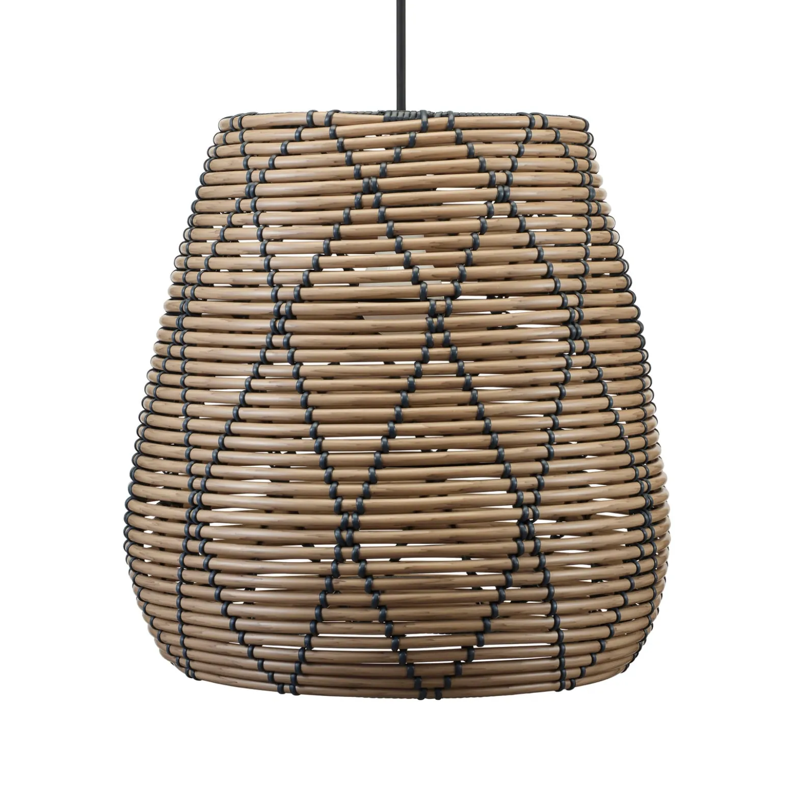 PR Home Lollo ulkovalaisin, luonnon rottinki-look, Ø 38 cm