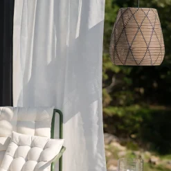 PR Home Lollo ulkovalaisin, luonnon rottinki-look, Ø 38 cm