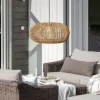 PR Home Zuri ulkovalaisin, Ø 51 cm, rottinki, pistoke