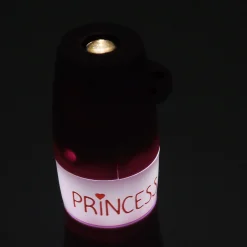 Prinsessa-taskuprojektori 6 kuvalla, paristokäyt.